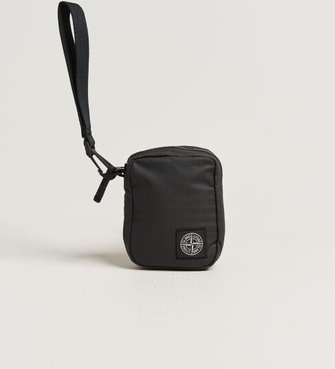 Stone Island Coated Cotton Ripstop Wallet Black
