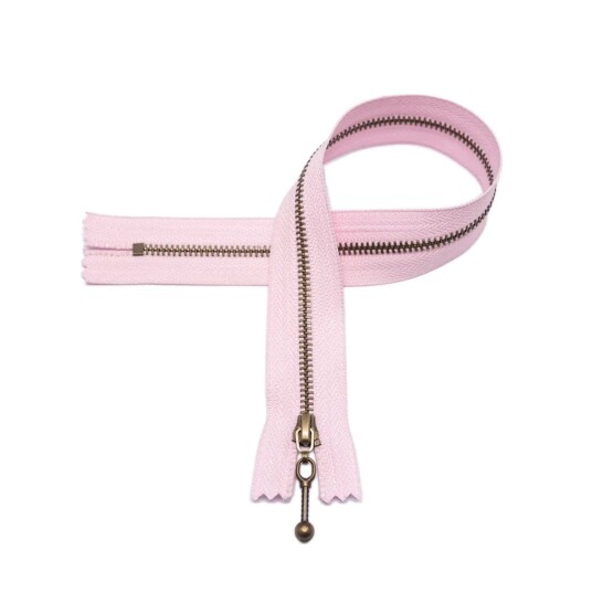 Kort Og Godt Glidelås Rosa 18Cm