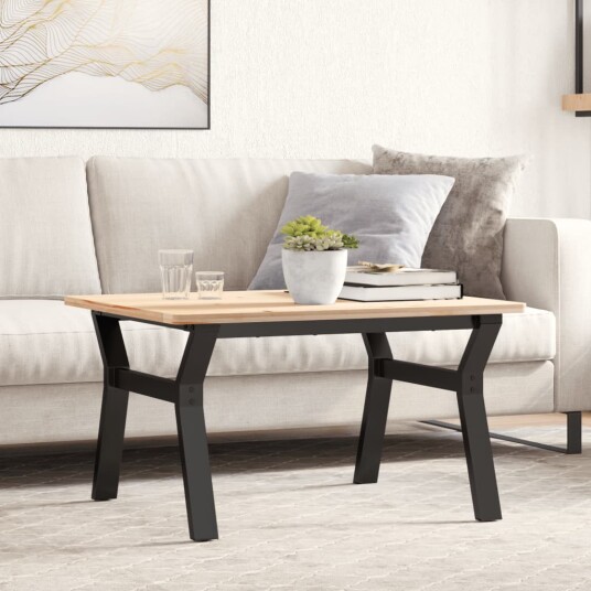  Ben for salongbord Y-ramme 70x60x43 cm støpejern 357921