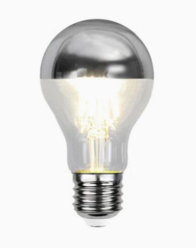 Star Trading Illumination LED filament toppforspeilet klotpære Sølv E27 4W (30W) Dimbar