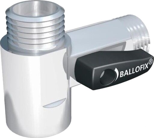 Ballofix® Tee m/avstegning 1/2" chrome Ballofix® Tee m/avstegning 1/2" chrome