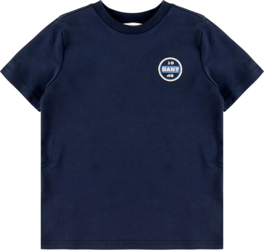 Gant Kids Gant New Haven Graphic Ss T Shirt Navy 176