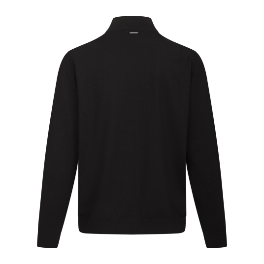 Jake Half-zip Black XL Basic half-zip knit sweater Jake Half-zip Black XL Basic half-zip knit sweater