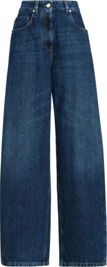 Brunello Cucinelli Dame Jeans Blå M,