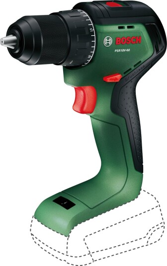 Bosch Batteridrevet Drill PSR18V-60 Uten Batteri Og Lader 18v