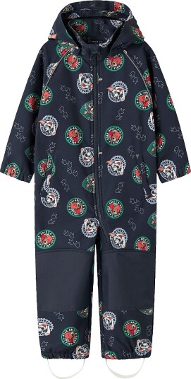 Name It   Snekkerbukse Nmmalfa08 Paw Softshell Suit C   Blå