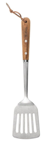 Heirol Rustfri stekespade med spor 36 cm Bøk Heirol Rustfri stekespade med spor 36 cm Bøk