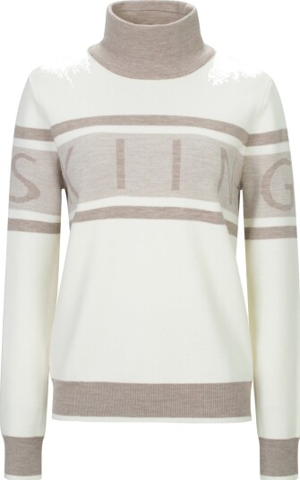 WoolLand Solsidan Sweater Dame Snow White S WoolLand Solsidan Sweater Dame Snow White S