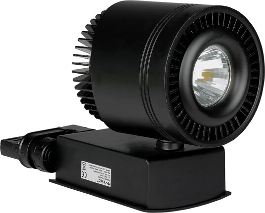 45W LED skinnespot RA95 25 grader sort COB LED Kulør : Nøytral