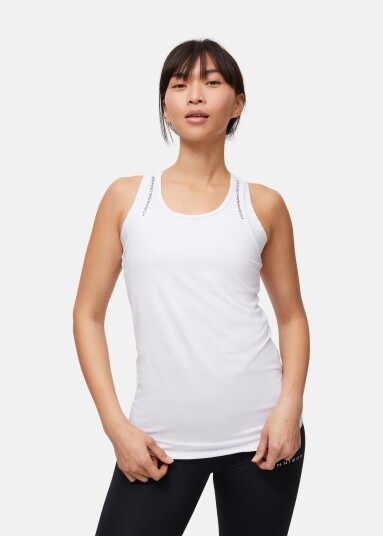 Röhnisch Logo Racerback White Xs Løpe T-Shirts