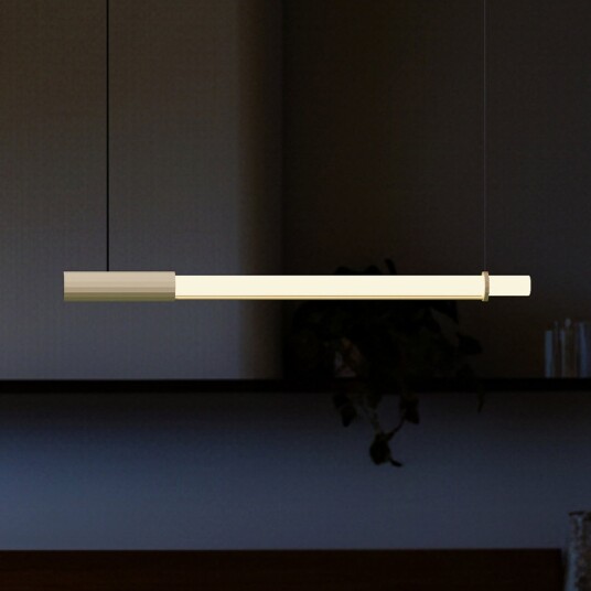 In Fine LED hengelampe hvit lengde 105 cm – DCW Design Aluminium