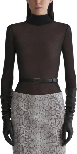 Mugler Dame Strikkevarer Svart M,