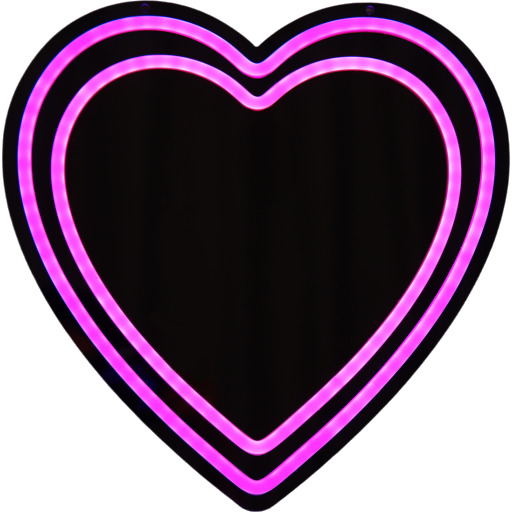 Veli Line Heart neon speil