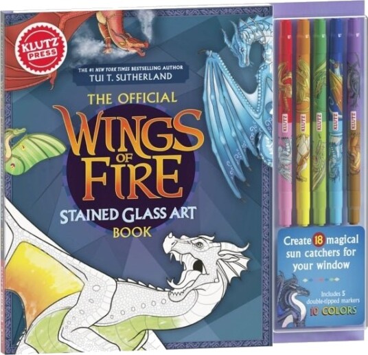 Wings of Fire Stained Glass Art Book