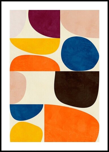 Vivid Bauhaus Plakat / 40x50cm