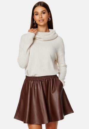 VERO MODA Doffy Cowlneck Knit Birch Detail:MELANGE S
