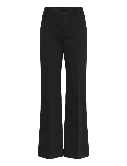 Lauren Ralph Lauren Stretch Cotton Chino Flare Pant - Black - 36