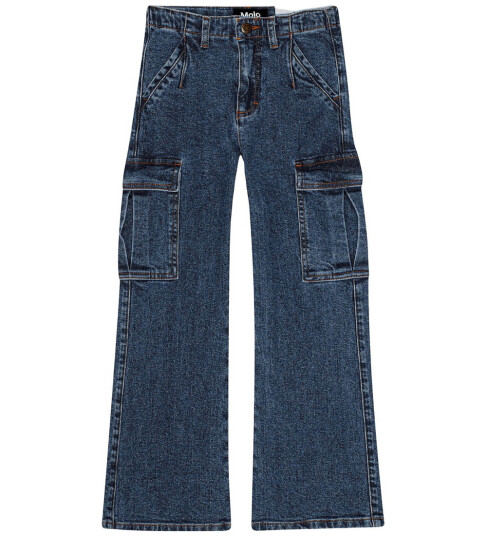 Molo Jeans Addy Vasket Vintage Molo 6 år 116 Jeans Blå