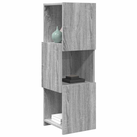  Hjørneskap Hvit 30,5x30x95cm Konstruert tre