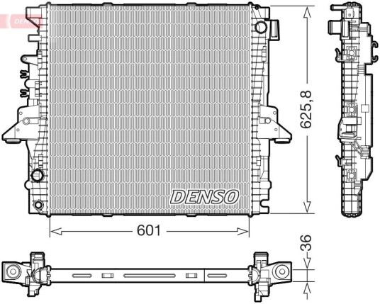 Radiator DENSO DRM14004 Radiator DENSO DRM14004