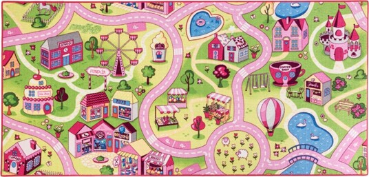 Rebel Roads Fairground Life Teppe 95 X 200 Cm