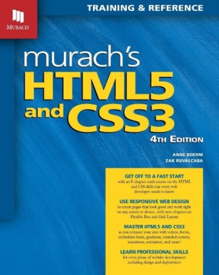 Murach's HTML5 and CSS3 4th Edition