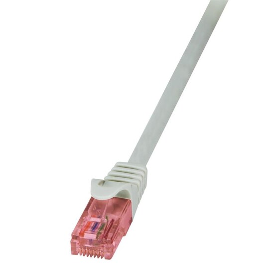 LogiLink Patchkabel LogiLink RJ45 U/UTP Cat6 7,50m grau