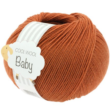 Lana Grossa Cool Wool baby garn 337 Copper