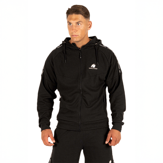 Gorilla Wear Harvey Hooded Jakke Sort Svart Large