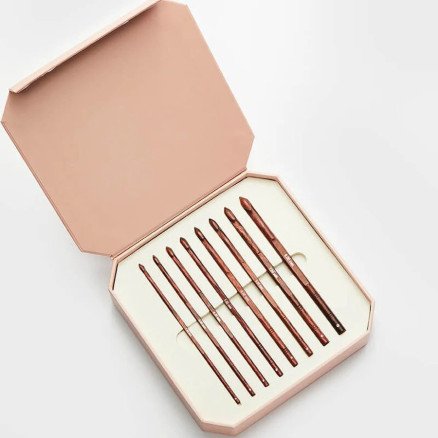Knitpro Symfonie Rose heklenål sett 3,5 8 mm 8 størrelser