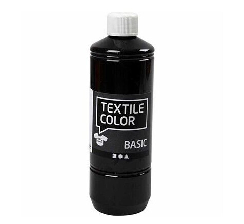Creativ Company Textile paint - Black 500ml Creativ Company Textile paint - Black 500ml