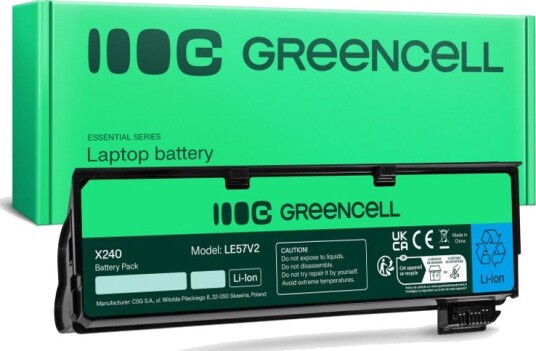 Green Cell-batteri til Lenovo ThinkPad T440, T450, T460, X240, L450