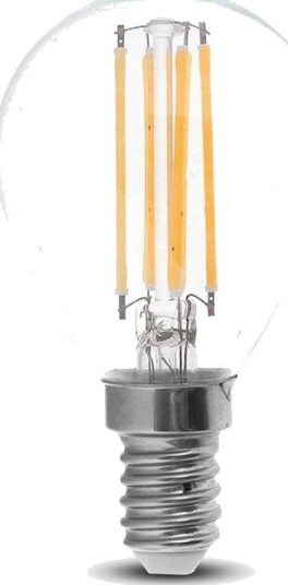 V Tac E14 4W LED kronepære Filament P45 Dimbar : Ikke dimbar Kulør : Varm V Tac E14 4W LED kronepære Filament P45 Dimbar : Ikke dimbar Kulør : Varm