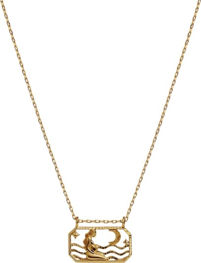 Maanesten Zodiac Virgo Necklace Jomfruen Smykke Gull  female