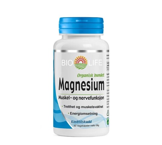 Bio Life Magnesium 60 kapsler