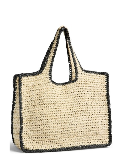Pieces Pclydia Contrast Shopper Black ONE SIZE