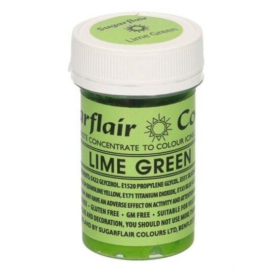 Sugarflair Pastafarge Lime Green 25g 