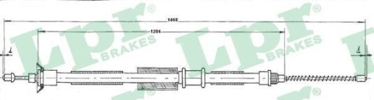 Bremsewire LPR C0200B