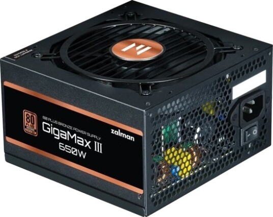 Zalman Gigamax Iii 650W 80+ Bronze Atx 3.0 Strømforsyning Zalman Gigamax Iii 650W 80+ Bronze Atx 3.0 Strømforsyning