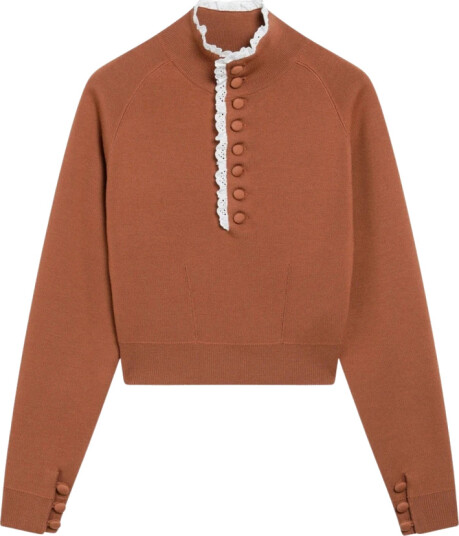 Chloé Dame Strikkevarer Brun M, Chloé Dame Strikkevarer Brun M,