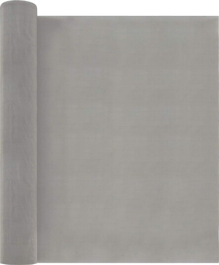 vidaXL Maskeskjerm 40 x 500 cm 120 Mesh Rustfritt stål 201 Sølv