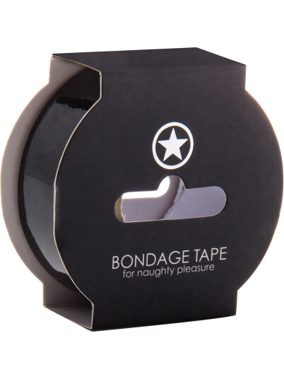 Shots Toys - Ouch! Ouch!: Non Sticky Bondage Tape, 17.5 m, svart