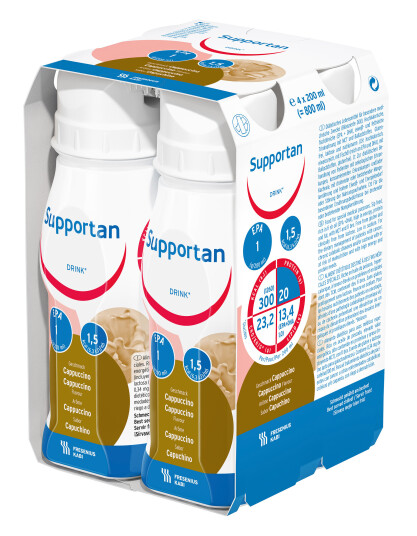 Supportan Drink Cappuccino, 4x200 Supportan Drink Cappuccino, 4x200