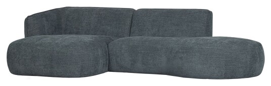 WOOOD Polly Sofa m. chaiselong, Venstre, Blå/Grønn Unoliving WOOOD Polly Sofa m. chaiselong, Venstre, Blå/Grønn Unoliving