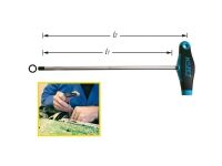 Hazet Værksted Indvendig sekskants-skruetrækker Nøglebredde: 6 mm Klinge-længde: 200 mm Mål, længde: 234 mm