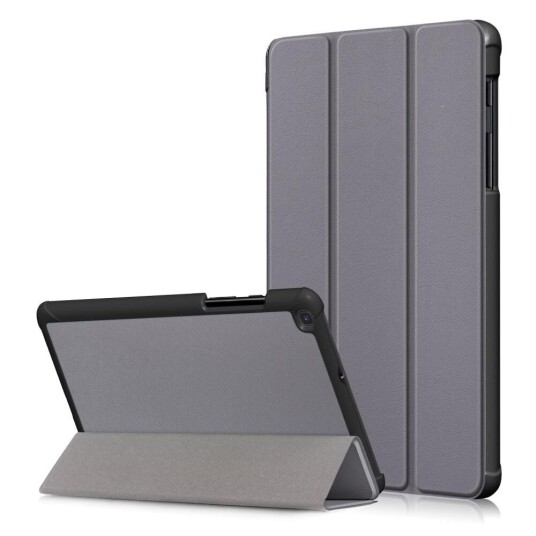 INCOVER Samsung Galaxy Tab A 8.0 (2019) - Hard Case Tri-Fold Deksel med Stativfunksjon - Grå INCOVER Samsung Galaxy Tab A 8.0 (2019) - Hard Case Tri-Fold Deksel med Stativfunksjon - Grå