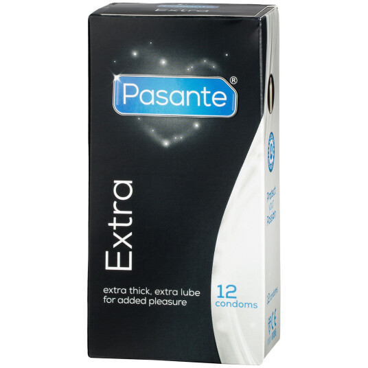 Pasante Extra Safe Kondomer 12 stk.     - Klar