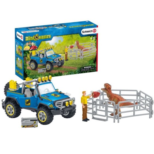Schleich Off-road vehicle with dino outpost