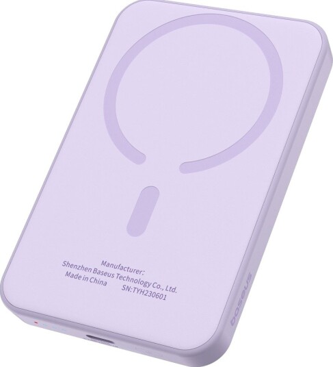 Baseus Magnetisk Mini Powerbank 5000mAh 20W Lilla