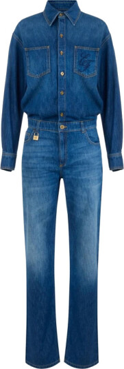 Elisabetta Franchi Dame Jumpsuits & Playsuits Blå L,